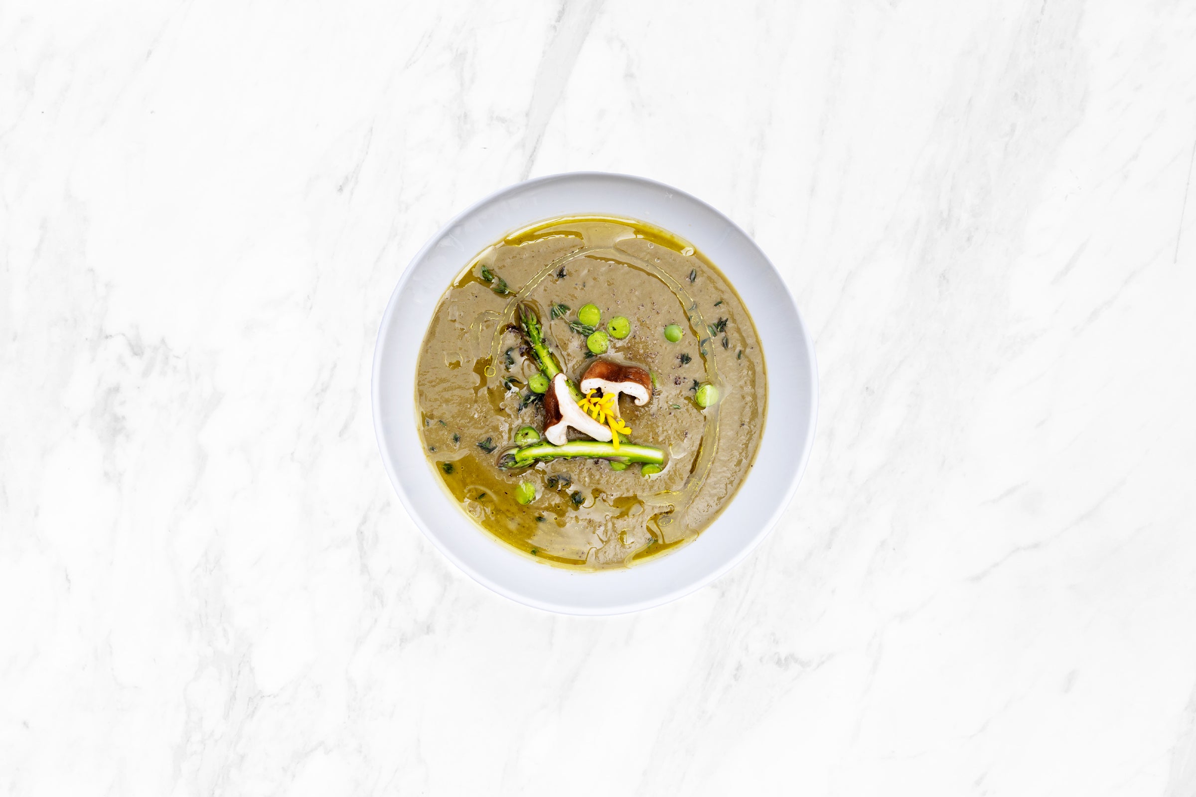 Asparagus Shiitake Soup
