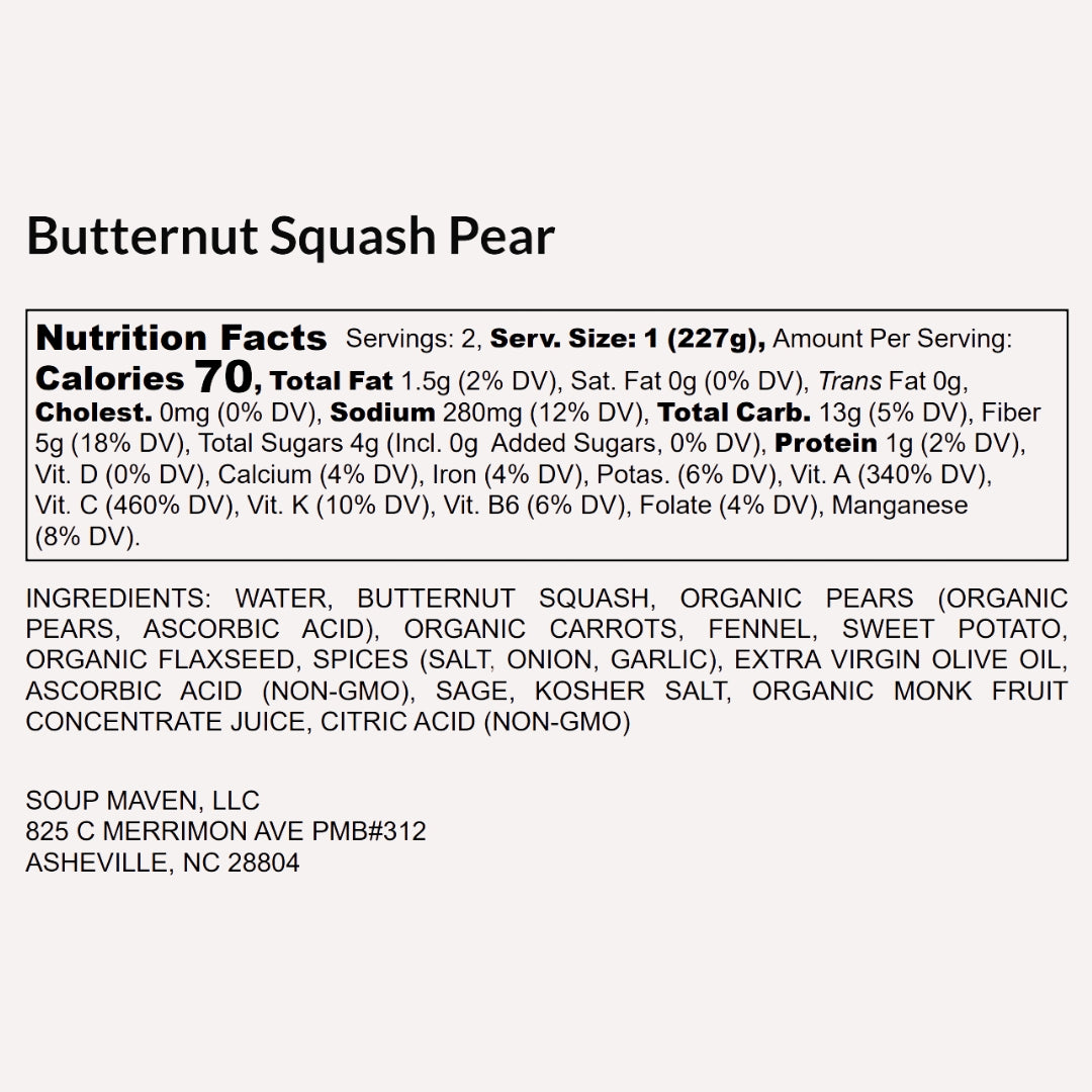 Butternut Squash Pear Soup