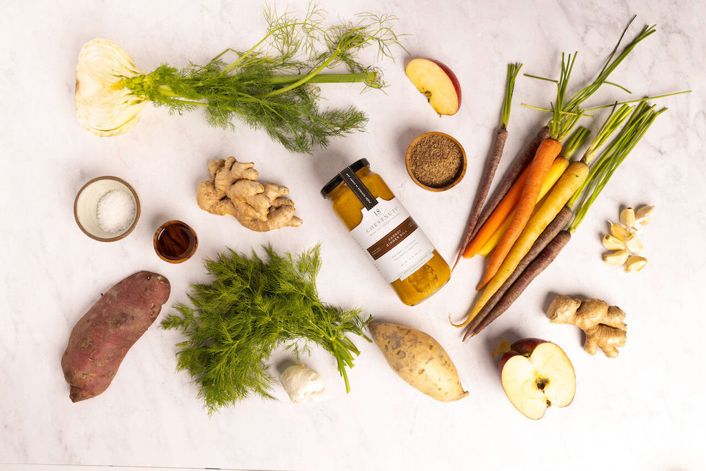 Carrot Ginger Dill Soup