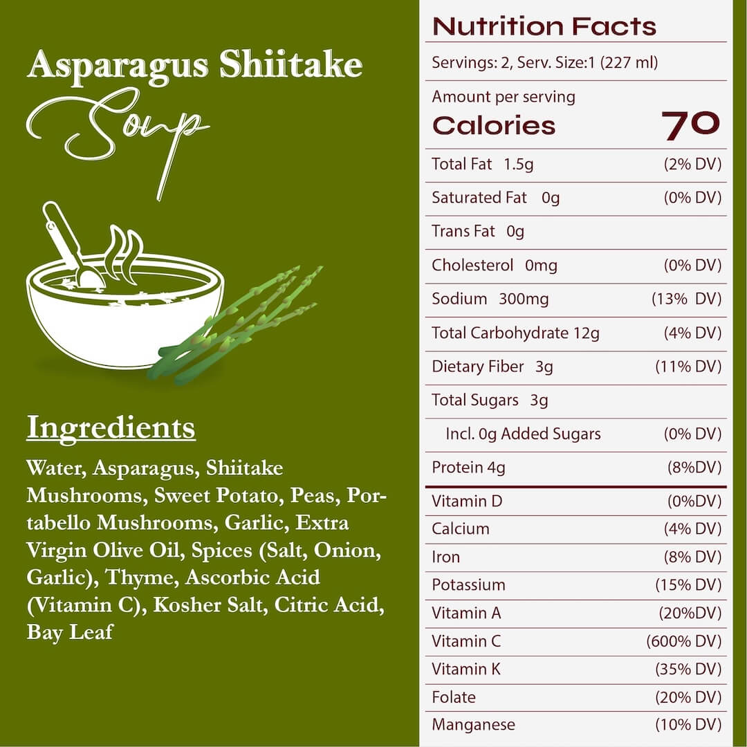 Asparagus Shiitake Soup