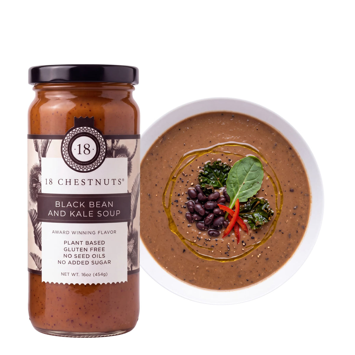 Black Bean &amp; Kale Soup