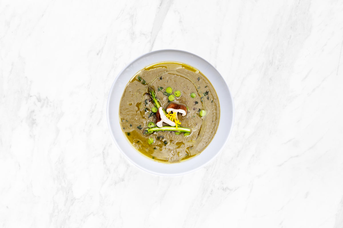 Asparagus Shiitake Soup