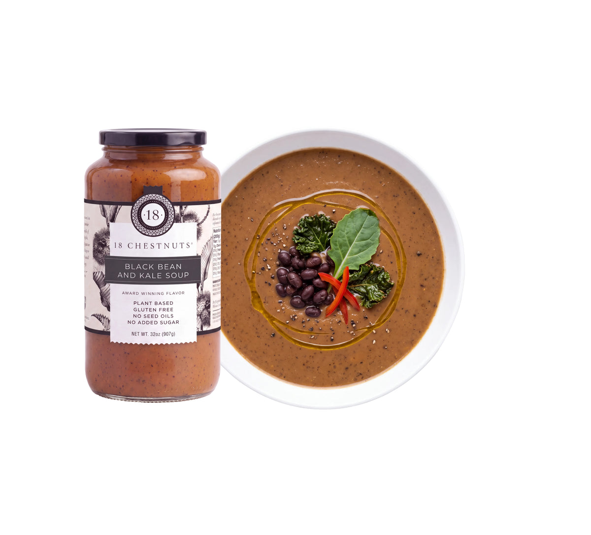 Black Bean &amp; Kale Soup