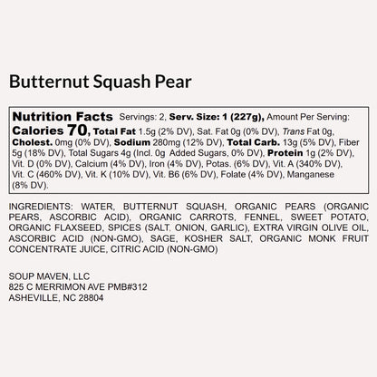 Butternut Squash Pear Soup