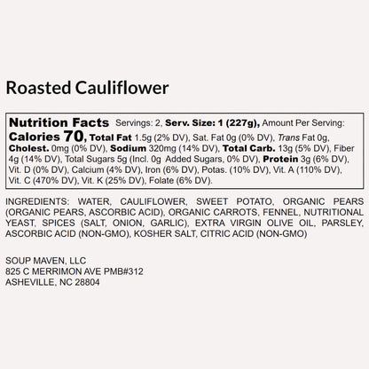 Roasted Cauliflower Soup