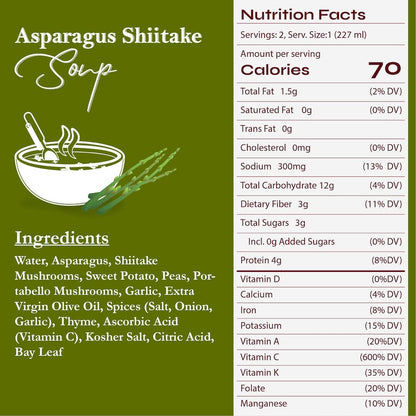 Asparagus Shiitake Soup