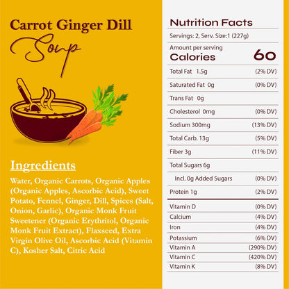 Carrot Ginger Dill Soup
