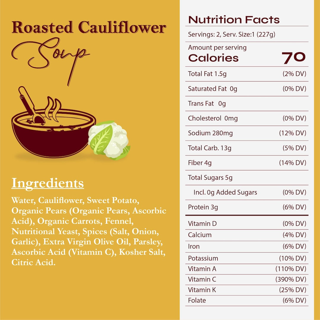 Roasted Cauliflower Soup